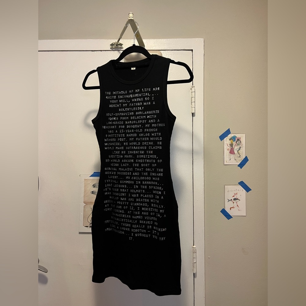 fashion brand company dr evil rib tencel dress